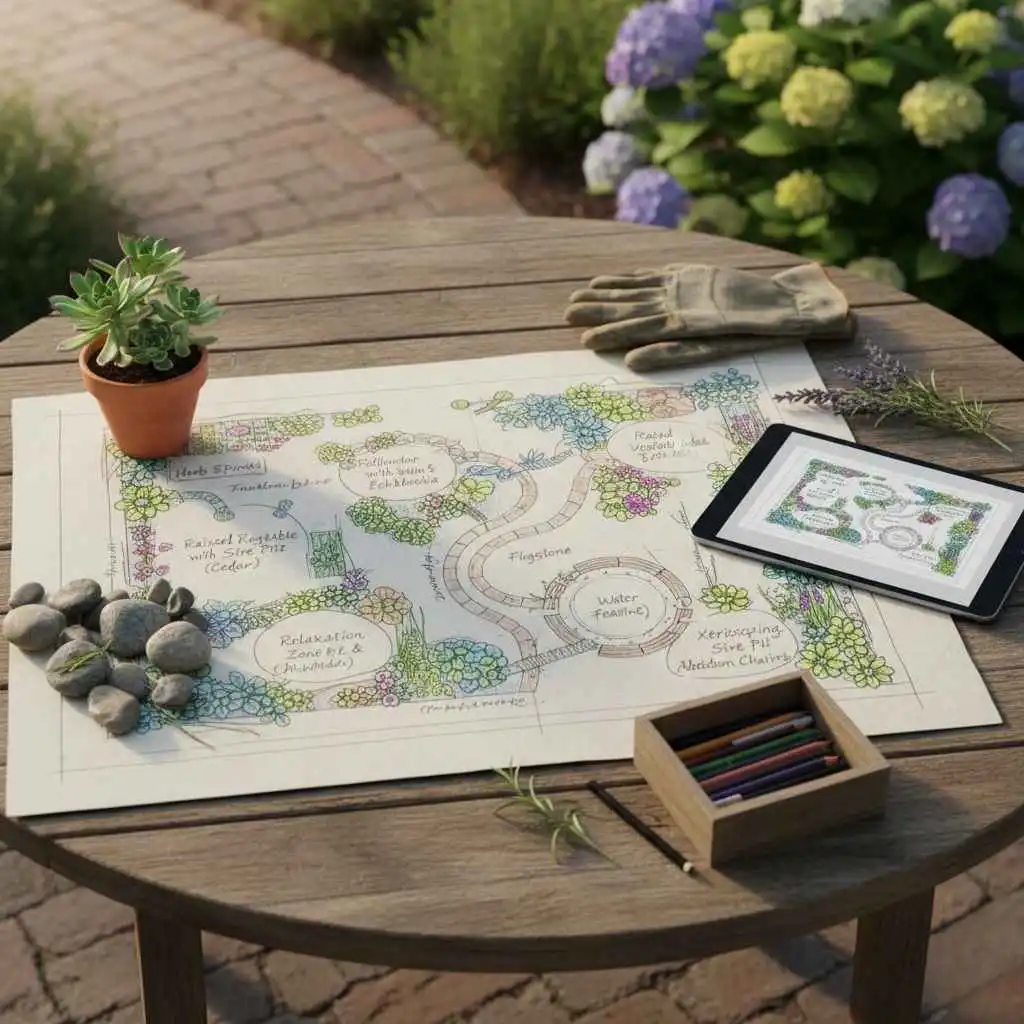  customized garden design plan