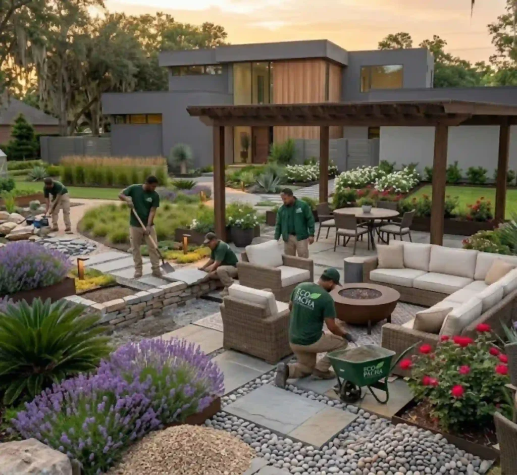 Professional residential landscape installation services in Lafayette California.