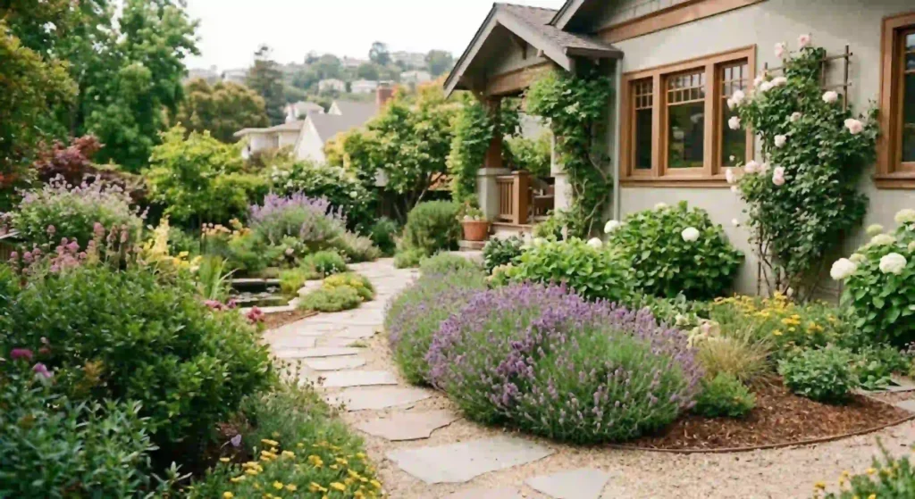 Completed garden maintenance service in Oakland